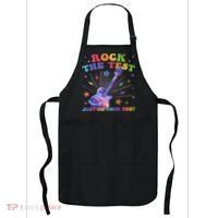 Rock The Test Testing Day Teacher Student Just Do Your Best Apron thumb 0