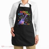 Rock The Test Testing Day Teacher Student Just Do Your Best Apron thumb 2