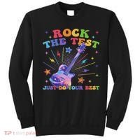 Rock The Test Testing Day Teacher Student Just Do Your Best Sweatshirt thumb 0