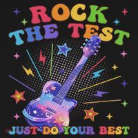 Rock The Test Testing Day Teacher Student Just Do Your Best Bucket Hat thumb 4