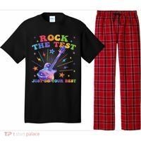 Rock The Test Testing Day Teacher Student Just Do Your Best Pajama Set thumb 0