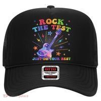 Rock The Test Testing Day Teacher Student Just Do Your Best Hat thumb 0