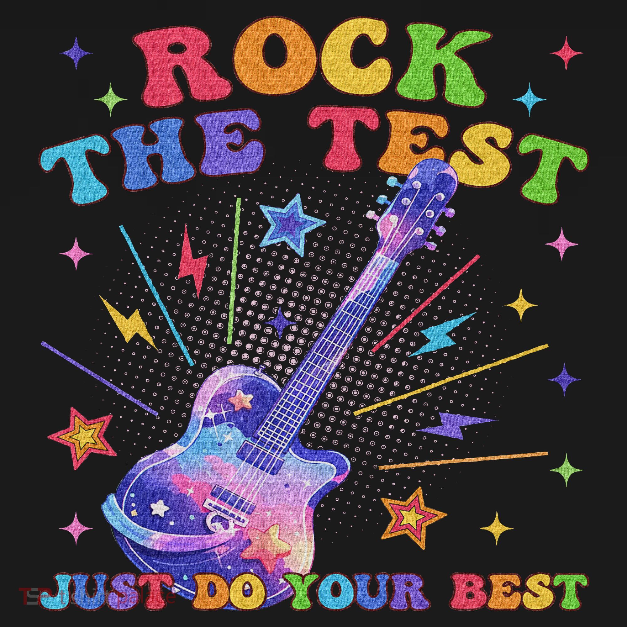Rock The Test Testing Day Teacher Student Just Do Your Best Kids Hoodie
