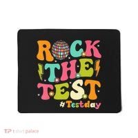 Rock The Test Testing Day Retro Motivational Mousepad thumb 0