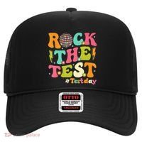 Rock The Test Testing Day Retro Motivational Hat thumb 0