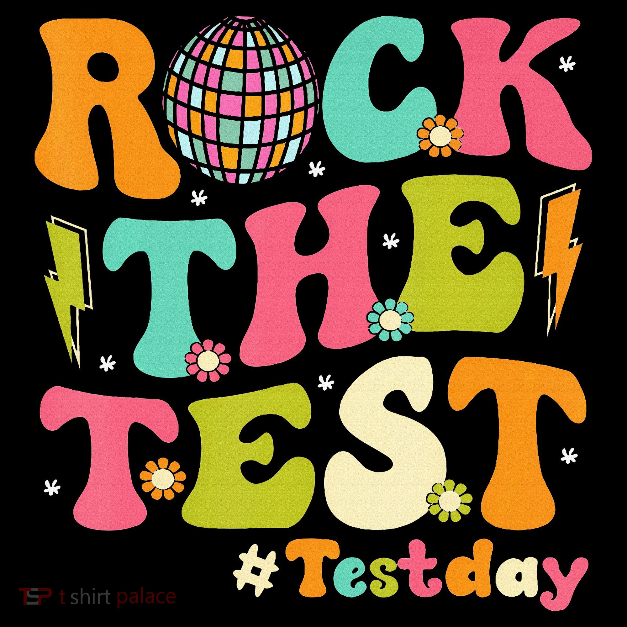 Rock The Test Testing Day Retro Motivational Toddler Hoodie