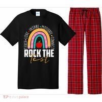 Rock The Test Teach Love Inspire Motivate Connect Pajama Set thumb 0