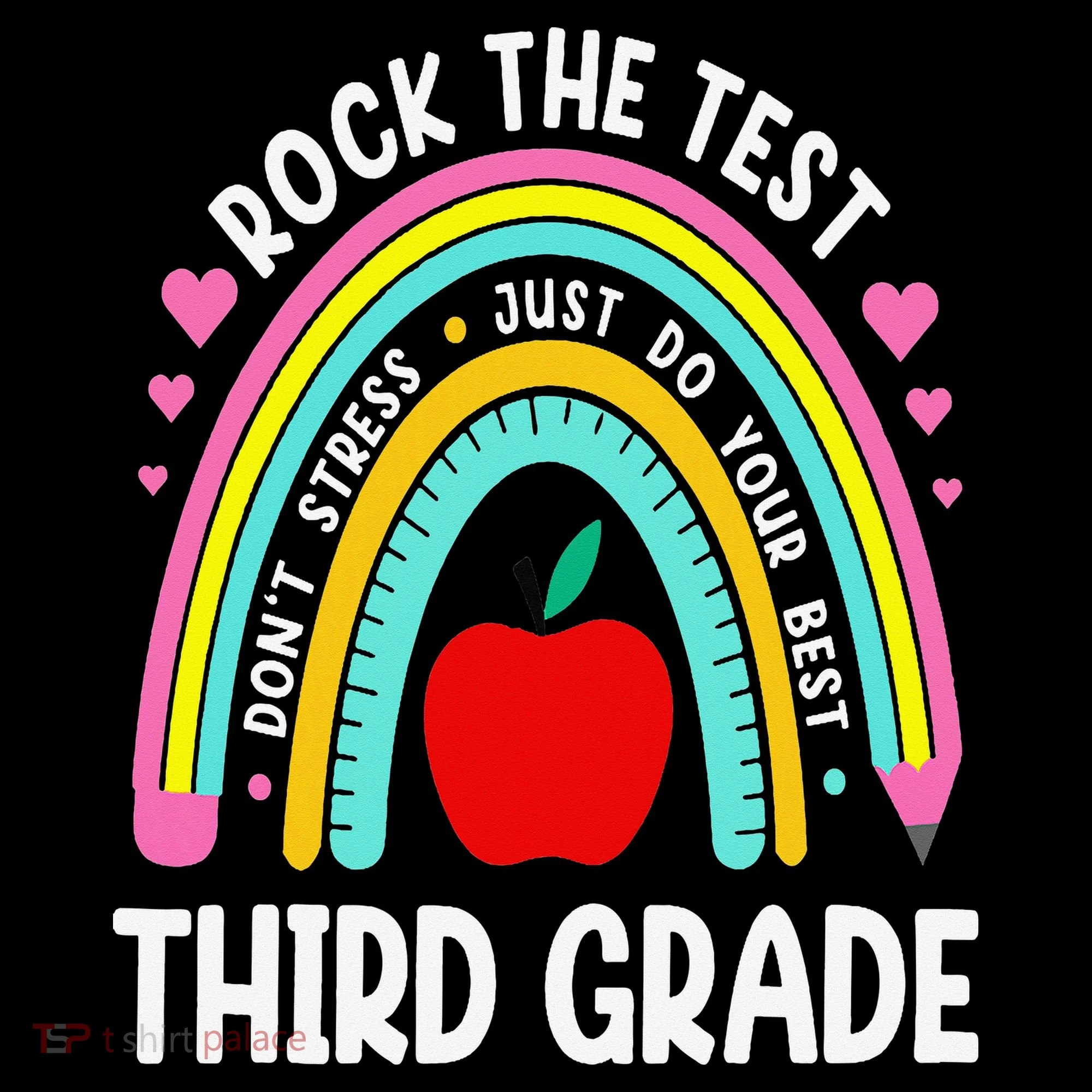 Rock The Test Day 3rd Grade Teacher Third Grade Testing Day Coffee Mug