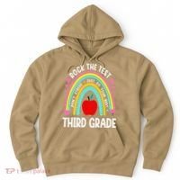 Rock The Test Day 3rd Grade Teacher Third Grade Testing Day Hoodie thumb 0
