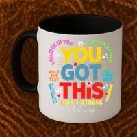 Rock The Test Don't Stress You Got This Teacher Testing Day  Coffee Mug thumb 2