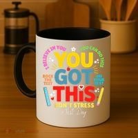 Rock The Test Don't Stress You Got This Teacher Testing Day  Coffee Mug thumb 4