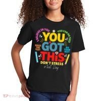 Rock The Test Don't Stress You Got This Teacher Testing Day  Kids T-Shirt thumb 2
