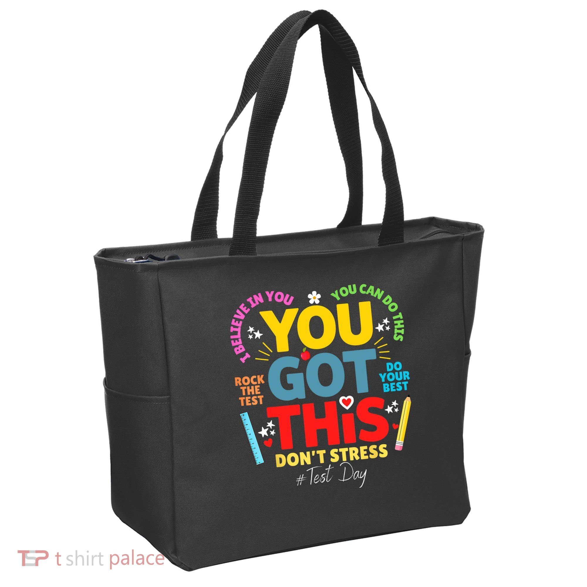 Rock The Test Don't Stress You Got This Teacher Testing Day  Tote Bag