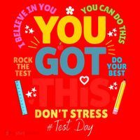 Rock The Test Don't Stress You Got This Teacher Testing Day  Santa Hat thumb 1