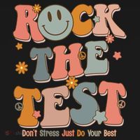 Rock The Test Dont Stress Just Do Your Best Women's Hoodie thumb 2