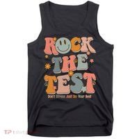 Rock The Test Dont Stress Just Do Your Best Tank Top thumb 0