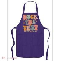 Rock The Test Dont Stress Just Do Your Best Apron thumb 0