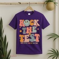 Rock The Test Dont Stress Just Do Your Best T-Shirt thumb 2