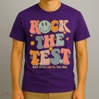 Rock The Test Dont Stress Just Do Your Best T-Shirt thumb 3