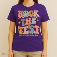 Rock The Test Dont Stress Just Do Your Best T-Shirt thumb 4