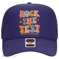 Rock The Test Dont Stress Just Do Your Best Hat thumb 0