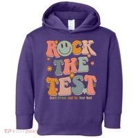 Rock The Test Dont Stress Just Do Your Best Toddler Hoodie thumb 0
