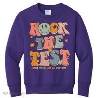 Rock The Test Dont Stress Just Do Your Best Kids Sweatshirt thumb 0