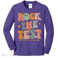 Rock The Test Dont Stress Just Do Your Best Kids Long Sleeve Shirt thumb 0