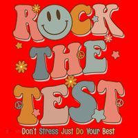 Rock The Test Dont Stress Just Do Your Best Santa Hat thumb 1