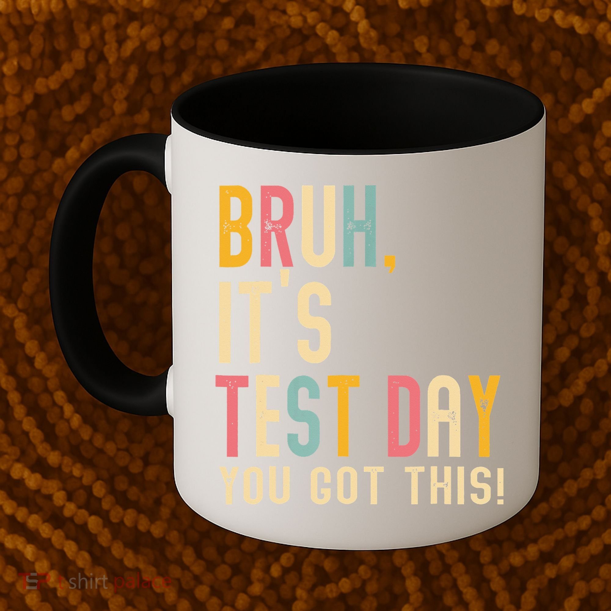 Rock The Test Dont Stress Motivational Student Teacher Coffee Mug