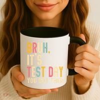Rock The Test Dont Stress Motivational Student Teacher Coffee Mug thumb 3