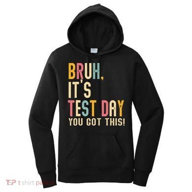 Rock The Test Dont Stress Motivational Student Teacher Women's Hoodie
