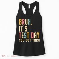 Rock The Test Dont Stress Motivational Student Teacher Women's Tank Top thumb 0