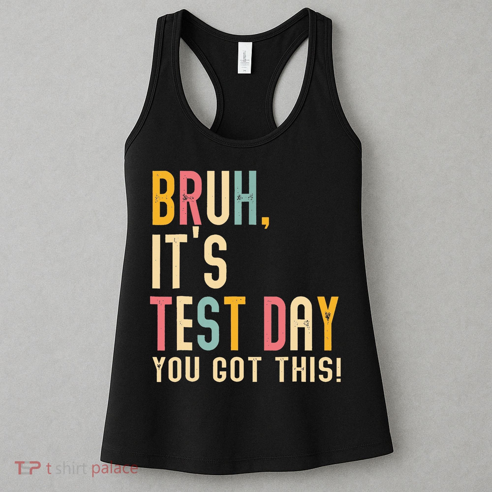 Rock The Test Dont Stress Motivational Student Teacher Women's Tank Top