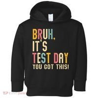 Rock The Test Dont Stress Motivational Student Teacher Toddler Hoodie thumb 0