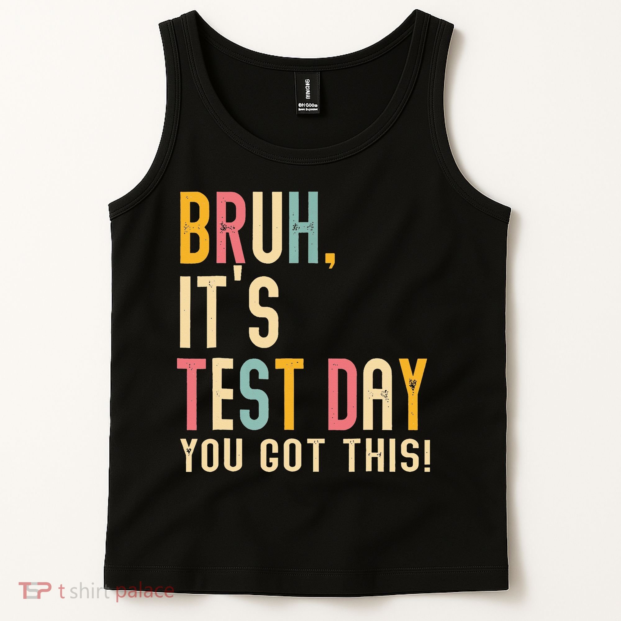 Rock The Test Dont Stress Motivational Student Teacher Tank Top