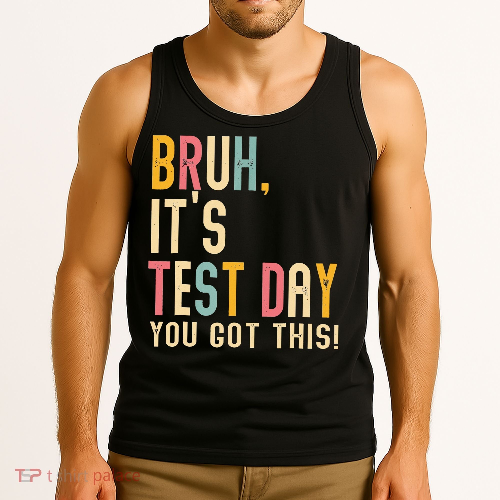 Rock The Test Dont Stress Motivational Student Teacher Tank Top