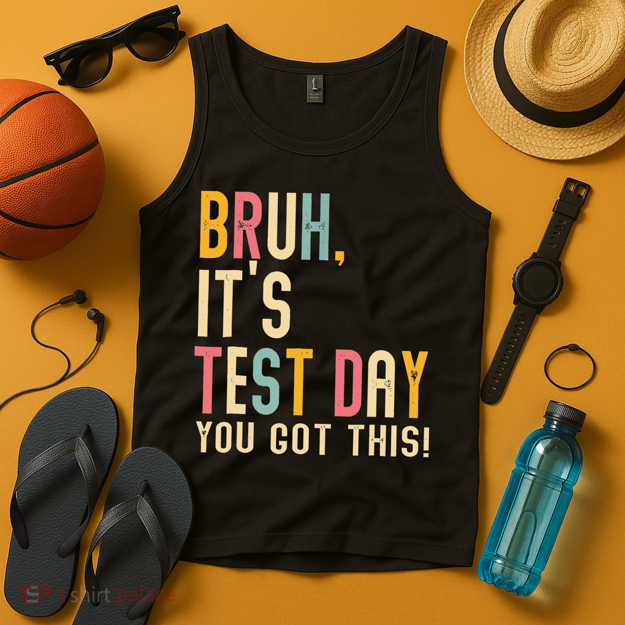 Rock The Test Dont Stress Motivational Student Teacher Tank Top
