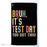 Rock The Test Dont Stress Motivational Student Teacher Golf Towel thumb 0