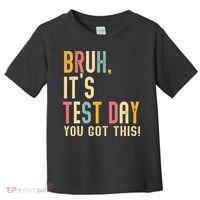 Rock The Test Dont Stress Motivational Student Teacher Toddler T-Shirt thumb 0