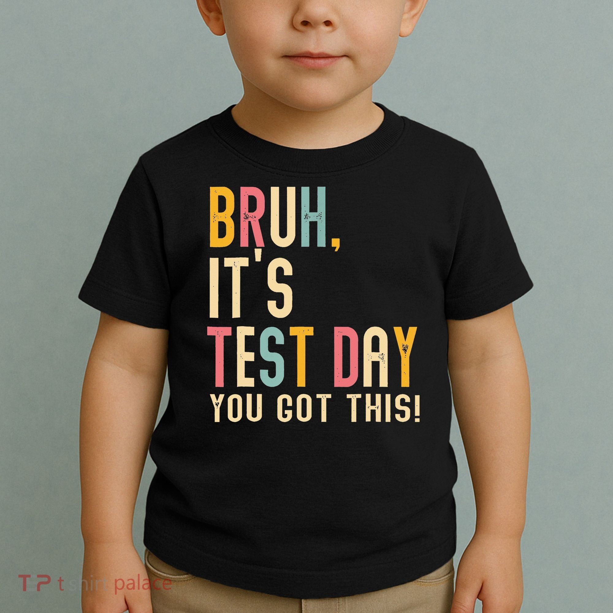 Rock The Test Dont Stress Motivational Student Teacher Toddler T-Shirt