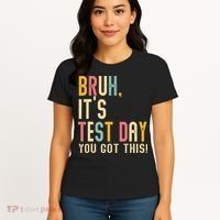 Rock The Test Dont Stress Motivational Student Teacher Women's T-Shirt thumb 4