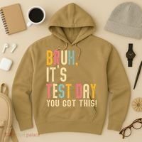Rock The Test Dont Stress Motivational Student Teacher Hoodie thumb 3