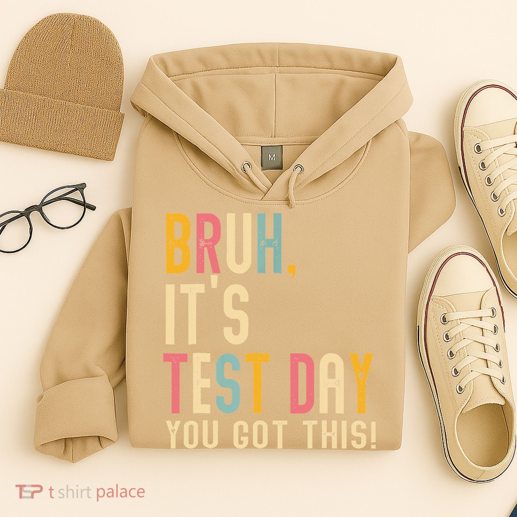 Rock The Test Dont Stress Motivational Student Teacher Hoodie