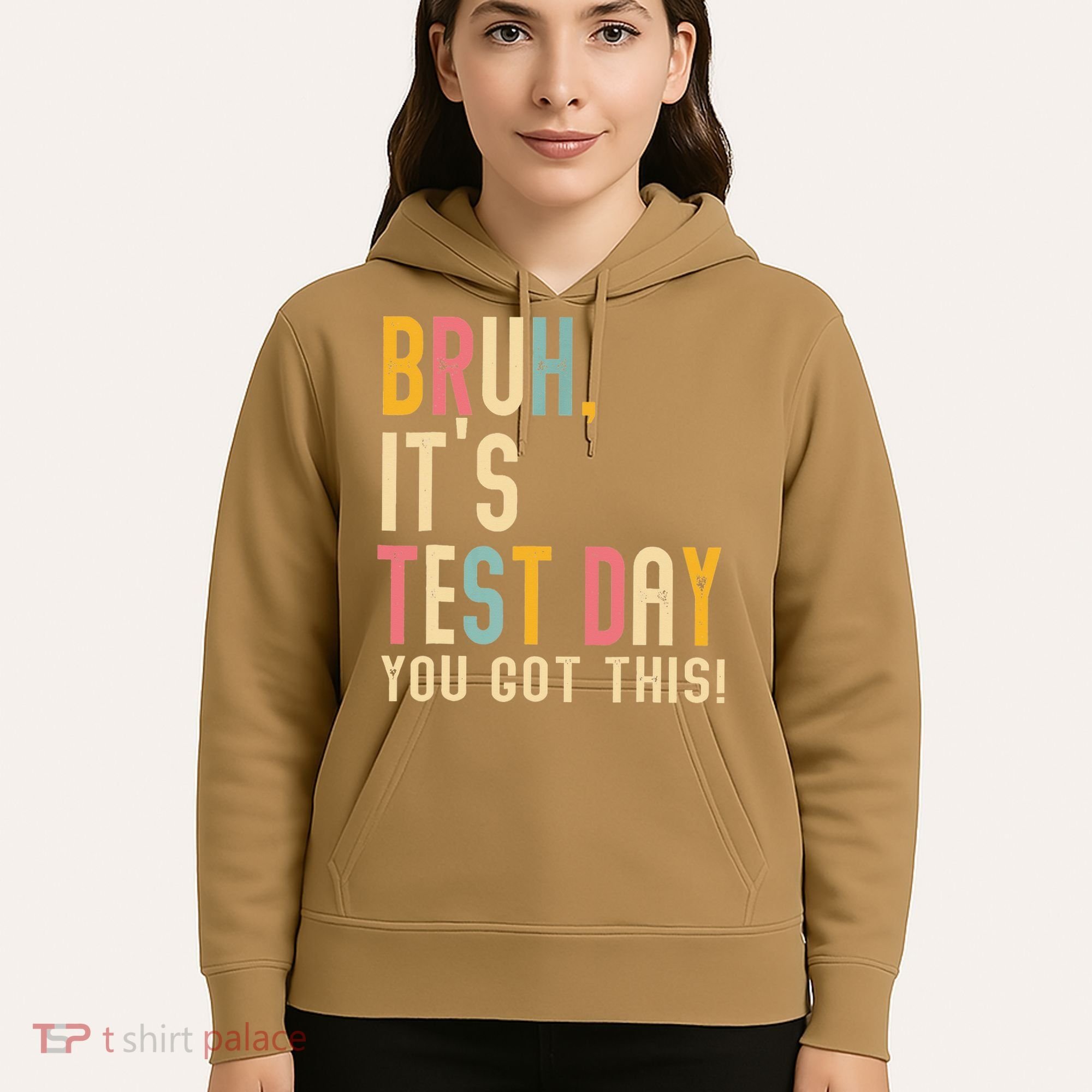 Rock The Test Dont Stress Motivational Student Teacher Hoodie