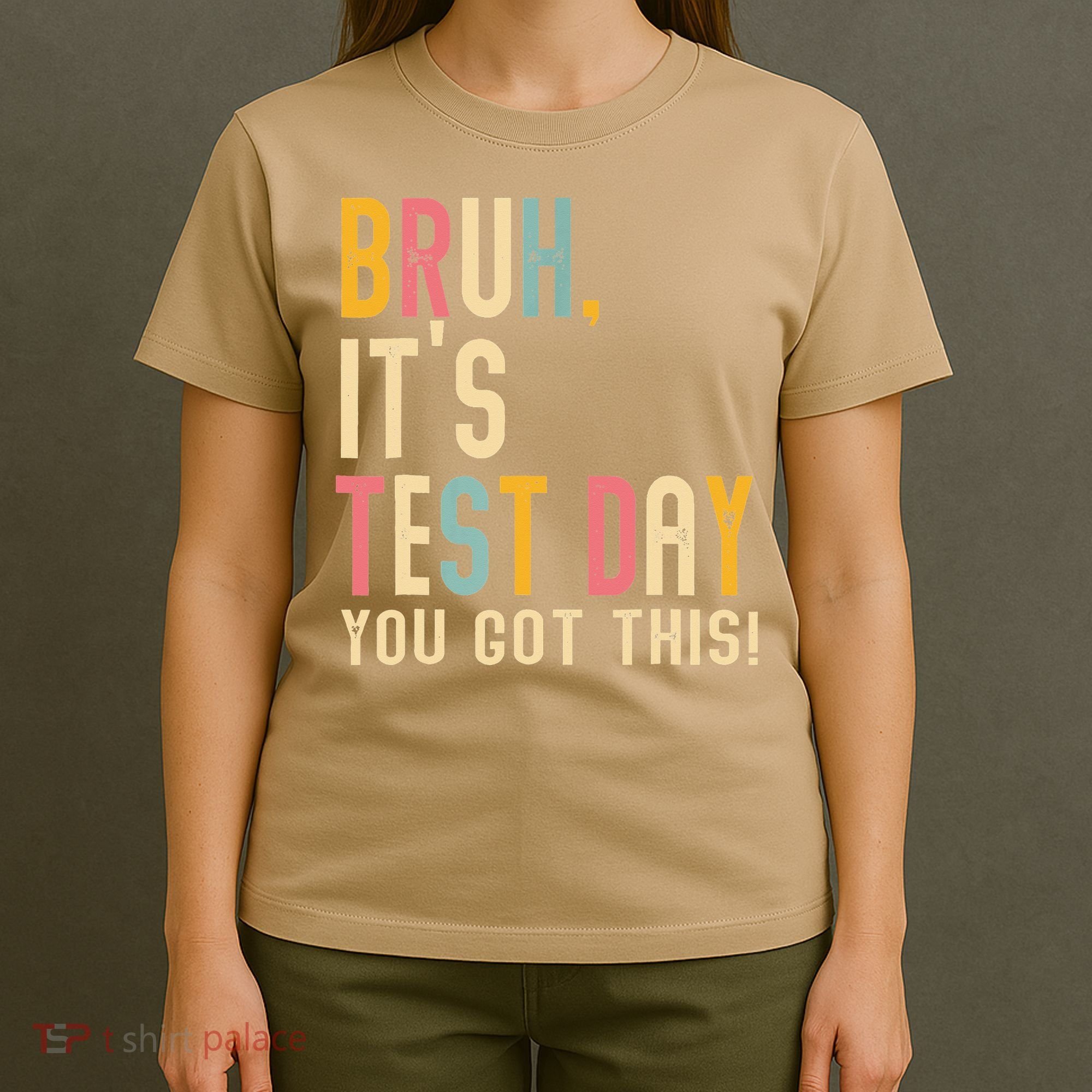 Rock The Test Dont Stress Motivational Student Teacher T-Shirt
