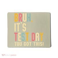 Rock The Test Dont Stress Motivational Student Teacher Mousepad thumb 0