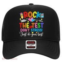 Rock The Test Don't Stress Do Your Best Testing Day Teacher  Hat thumb 0