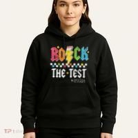 Rock The Test Testing Day Retro Motivational Teacher Hoodie thumb 5