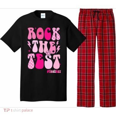 Rock The Test Testing Day Retro Motivational Pajama Set